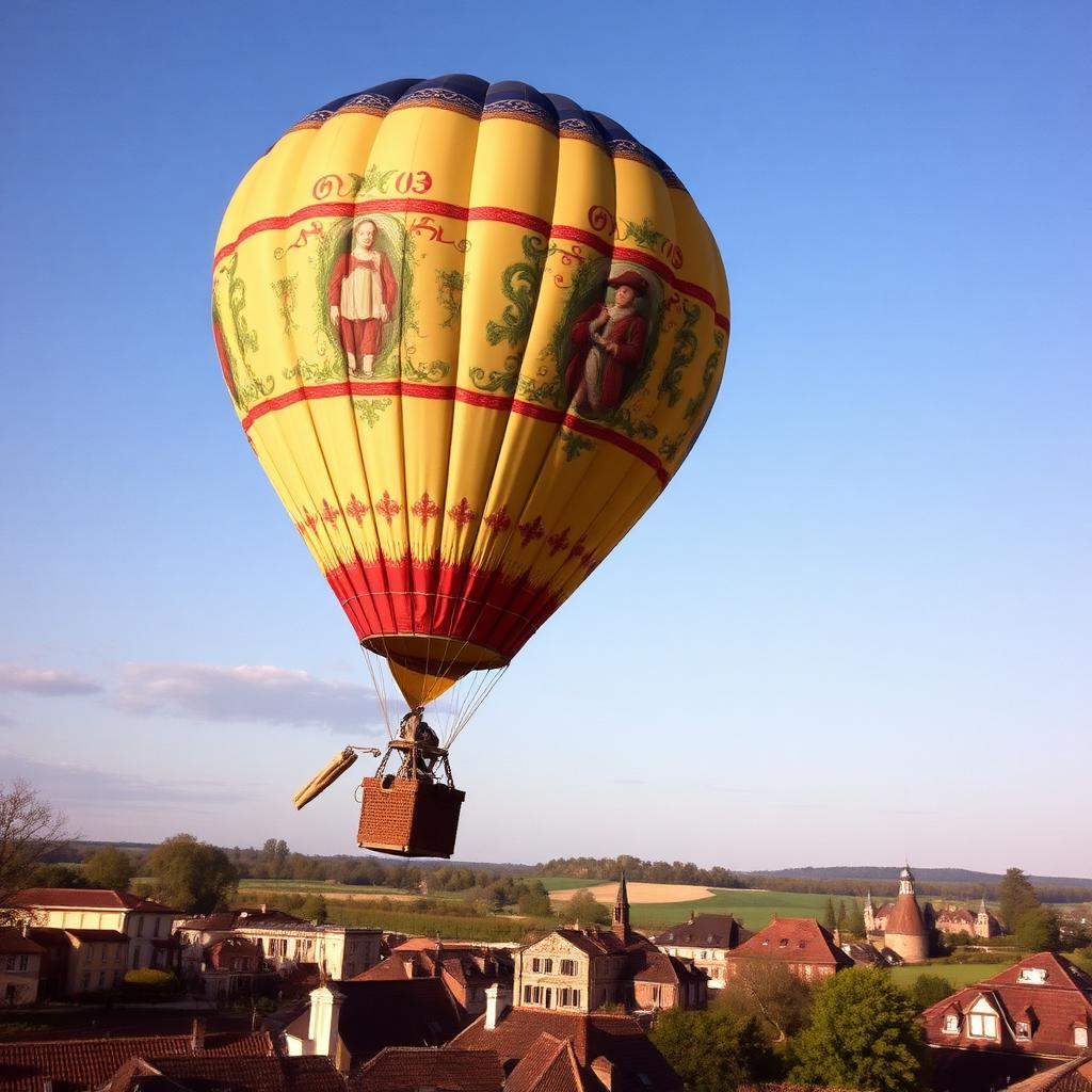 1783 Montgolfier balloon — first crewed flight