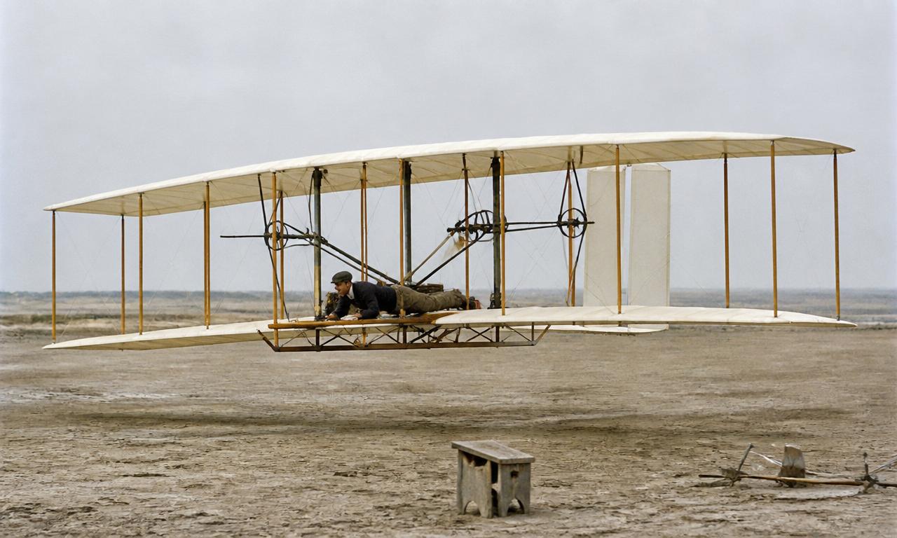 1903 Wright Flyer — first powered airplane